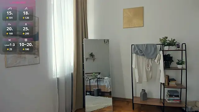 FaaBinaa live cam, Thin, Blonde, Green, Shaven - EroticFlix